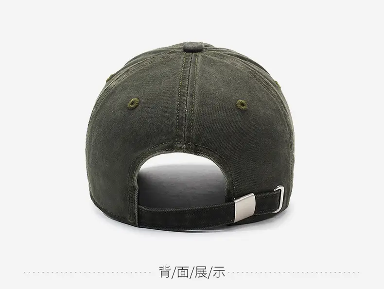 NABA NARA Washed Denim Cap Men Women Rip Cap — feature 12