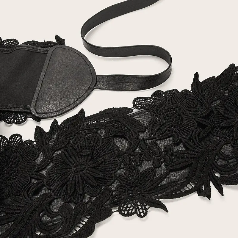 White Lace Waist Seal Belt for Women — feature 5