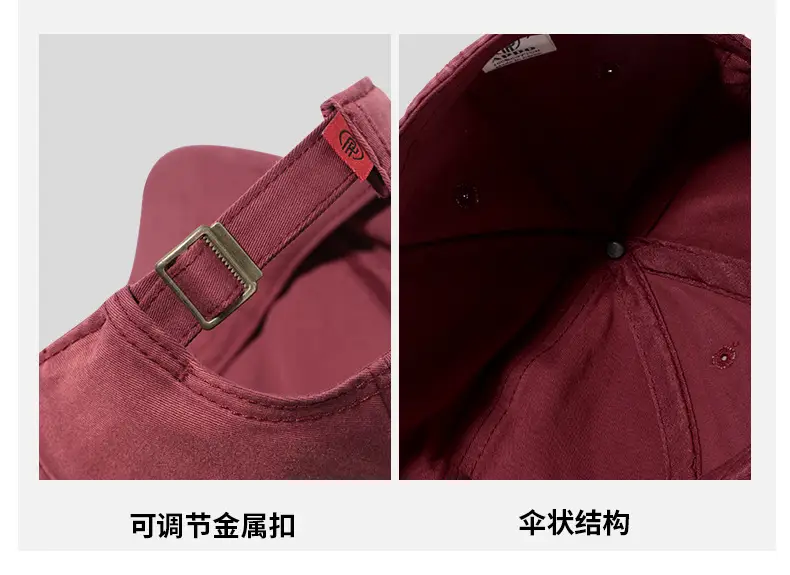 Vintage Ripped Baseball Cap for Men Black Hip-hop Style — feature 11