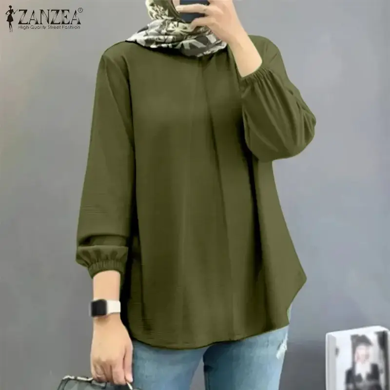 2024 Muslim Women Loose Fit Round Neck Pullover - Image 7