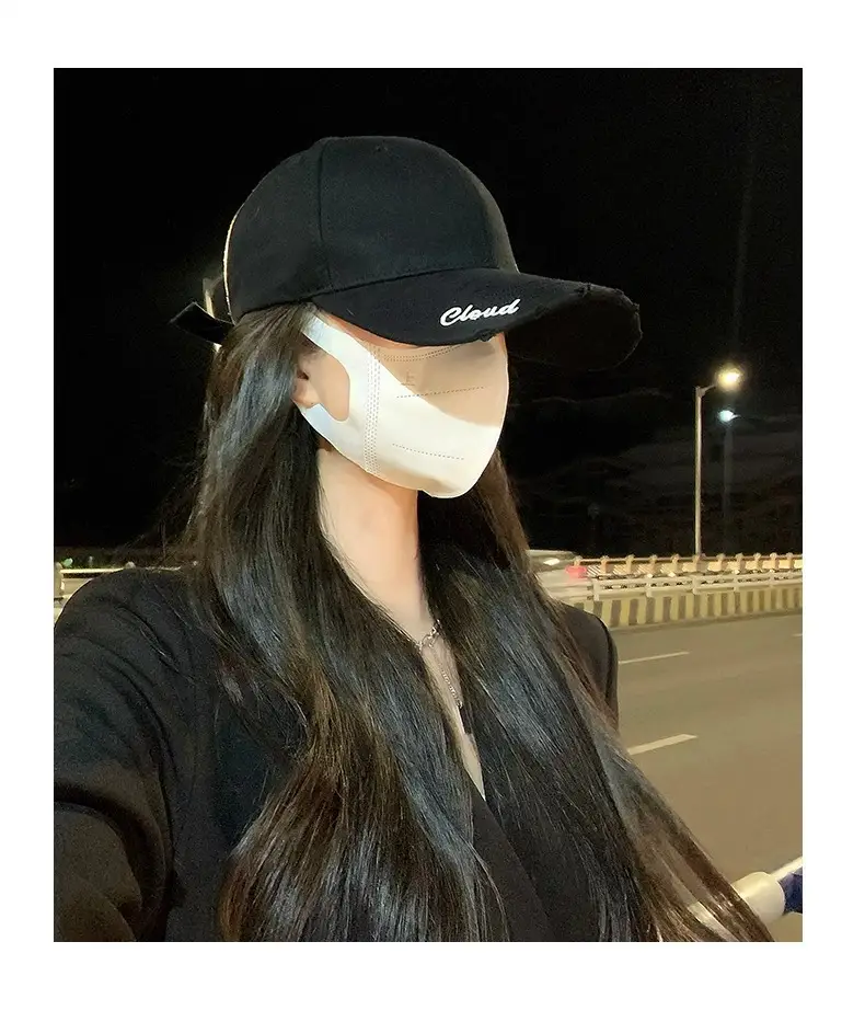 Women Large Head Circumference Letter Sun Hat — feature 20