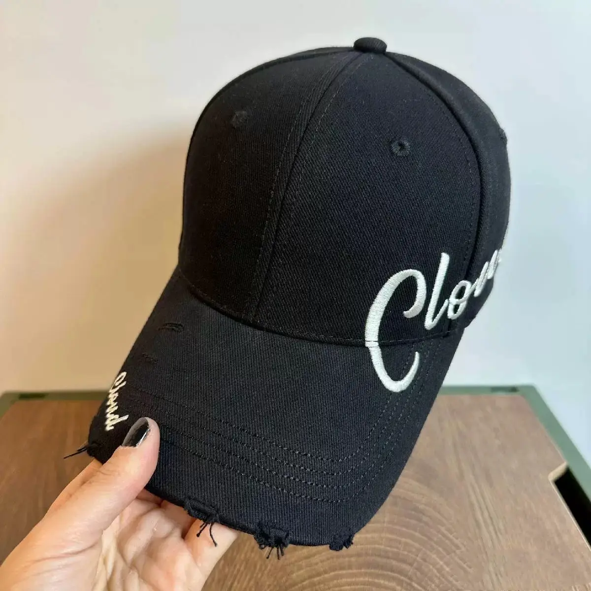 Women Large Head Circumference Letter Sun Hat - Image 2