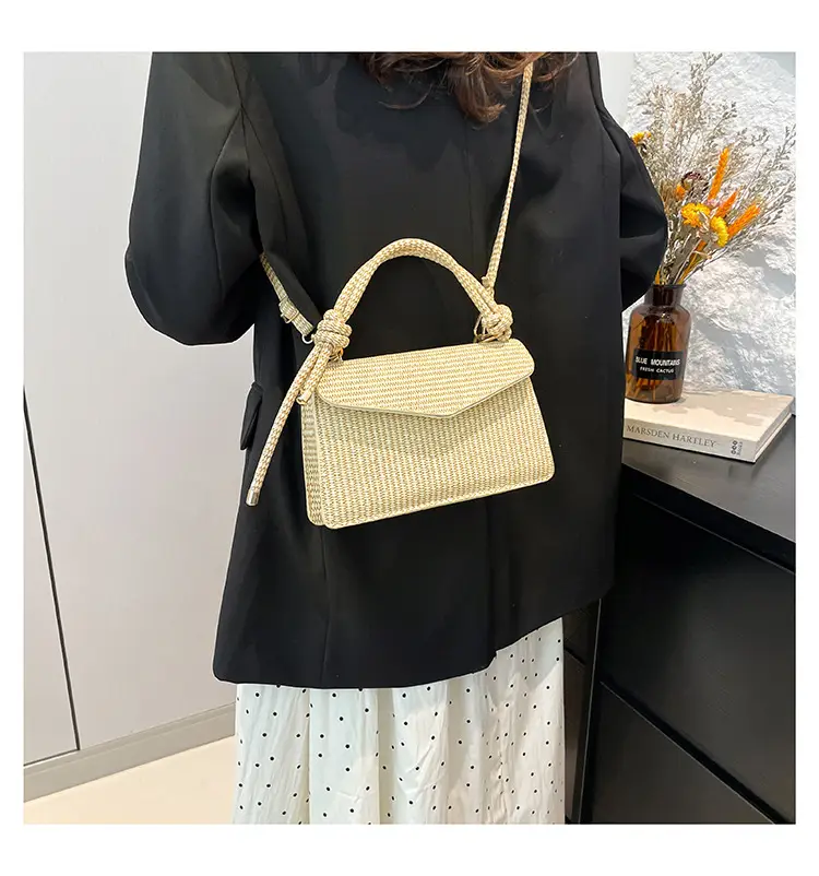 Purple Knitted Crossbody Bag for Women — feature 17