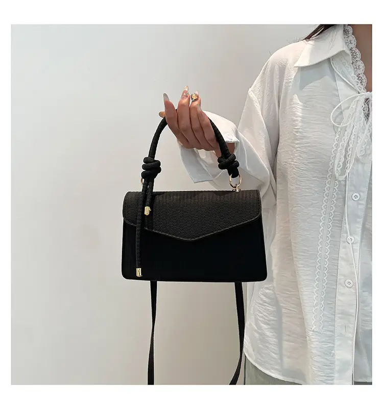 Purple Knitted Crossbody Bag for Women — feature 18