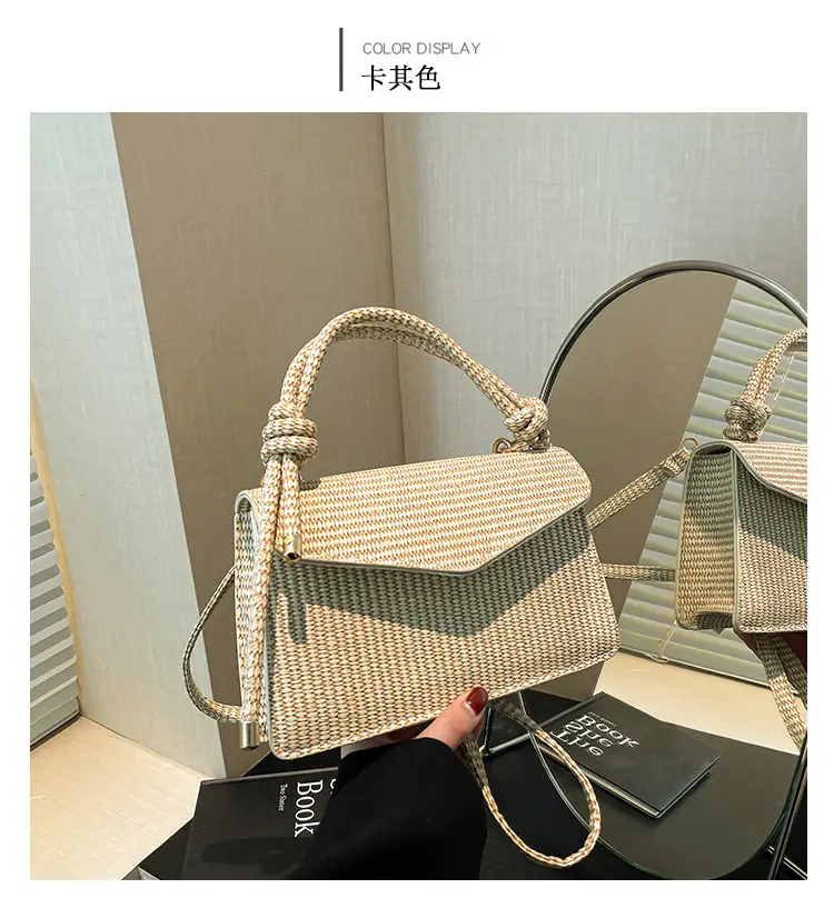Purple Knitted Crossbody Bag for Women — feature 29