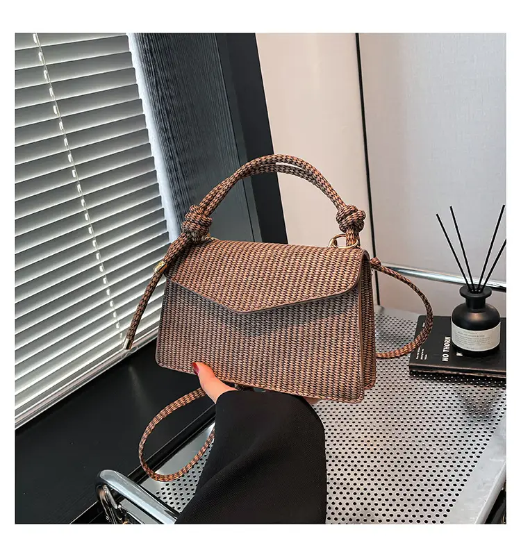 Purple Knitted Crossbody Bag for Women — feature 35