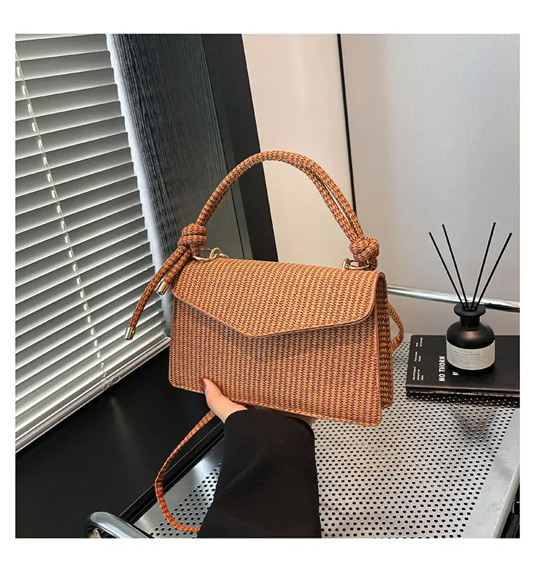 Purple Knitted Crossbody Bag for Women — feature 37