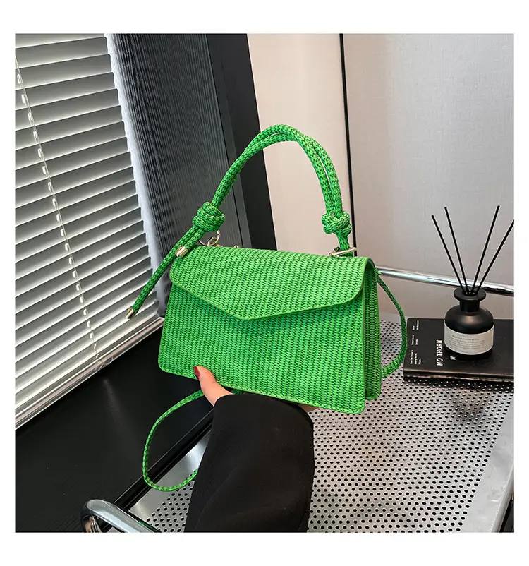 Purple Knitted Crossbody Bag for Women — feature 38
