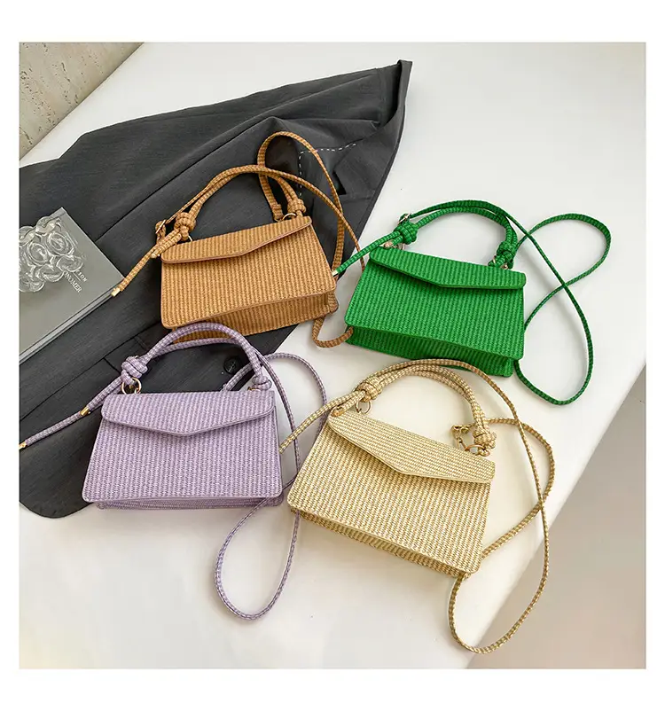 Purple Knitted Crossbody Bag for Women — feature 42