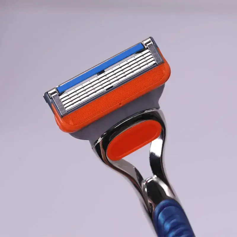 5-Layer Manual Shaving Razor for Men Universal Holder - Image 4