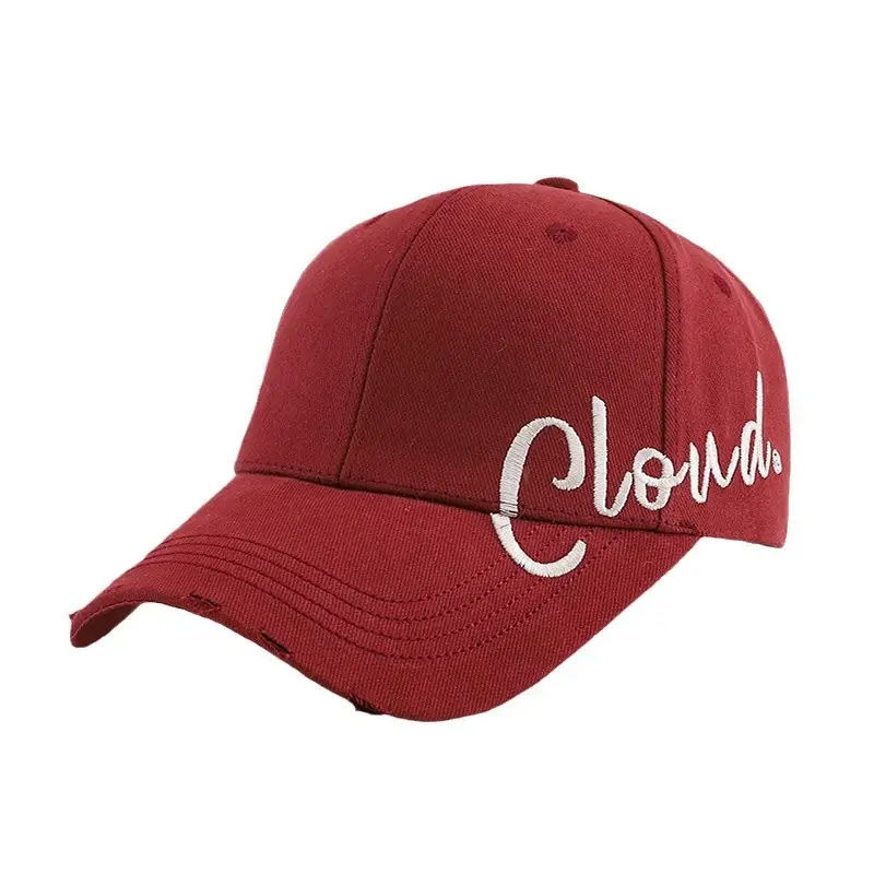 White Embroidered Baseball Cap for Men Women - Image 10