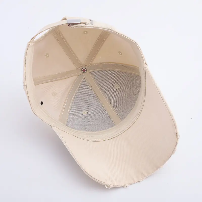 White Embroidered Baseball Cap for Men Women — feature 5