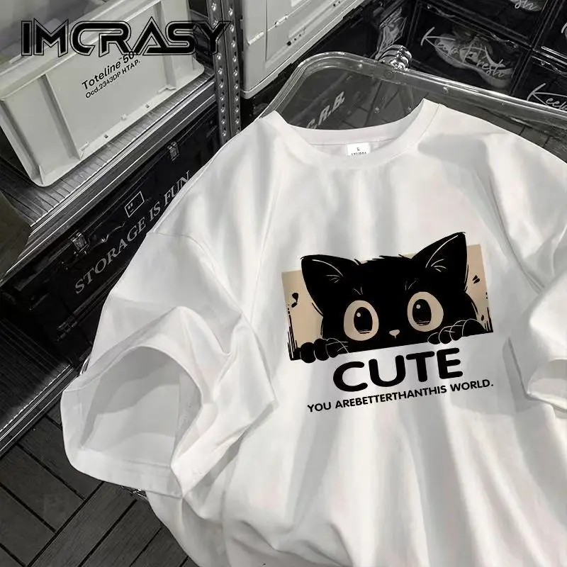 high quality Cotton Short-sleeved T-shirt Men's Summer 2025 New Loose American Fashion Brand Casual Half-sleeved — feature 11