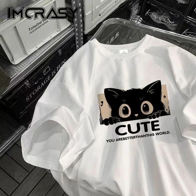 high quality Cotton Short-sleeved T-shirt Men's Summer 2025 New Loose American Fashion Brand Casual Half-sleeved — feature 9