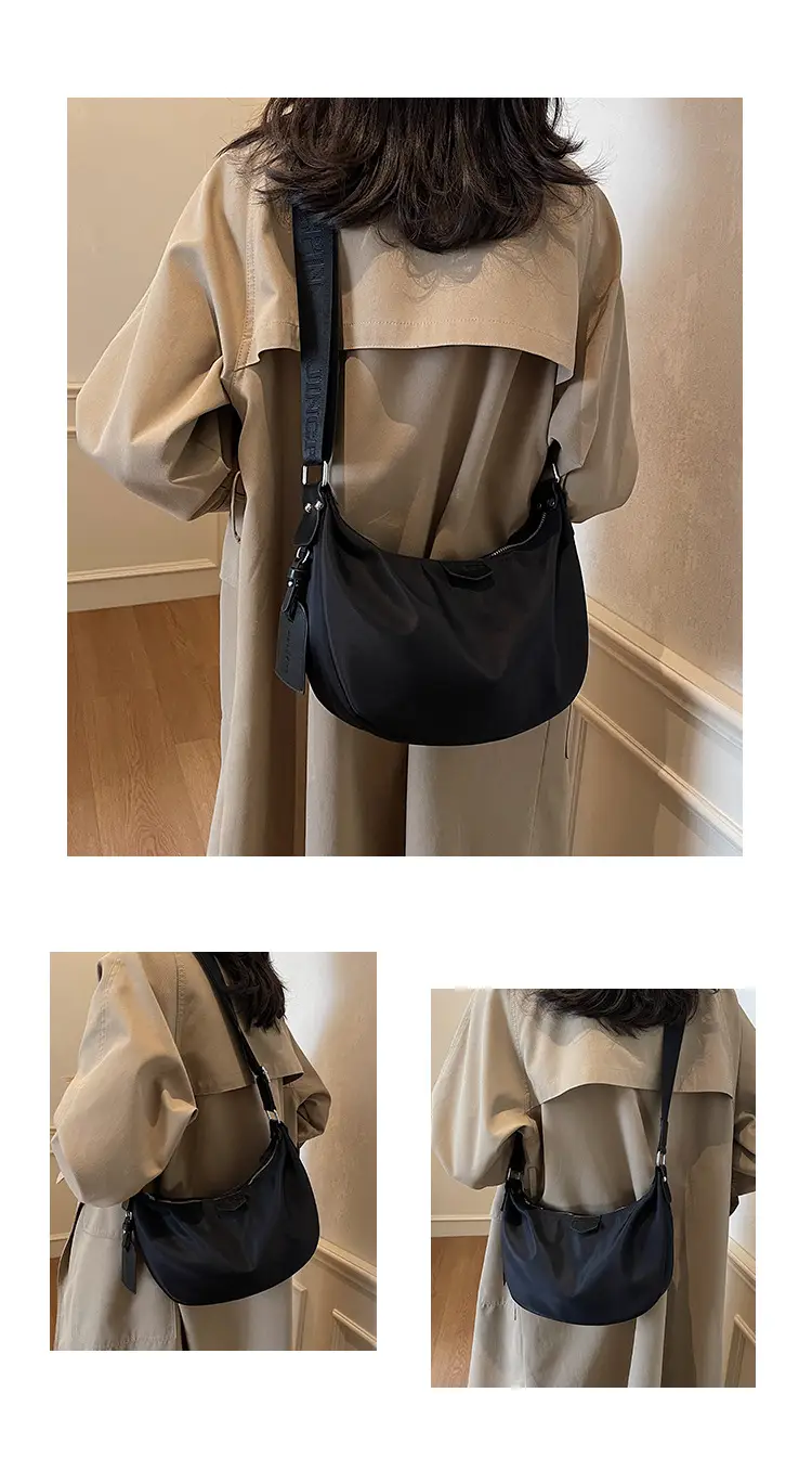 Black Korean Style Shoulder Bag 2025 New Arrival — feature 10