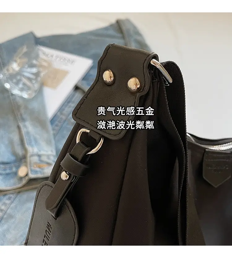 Black Korean Style Shoulder Bag 2025 New Arrival — feature 7