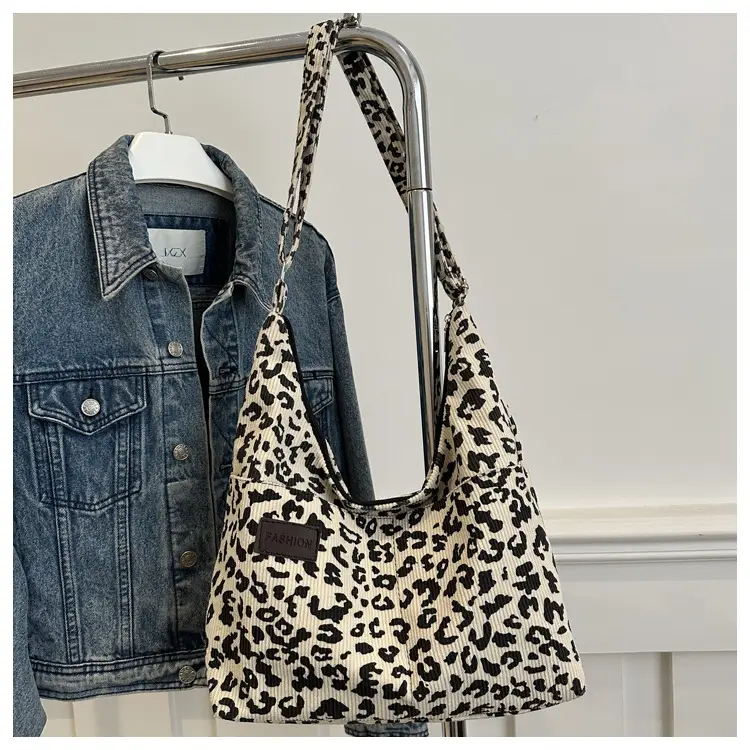 Leopard Print Large Capacity Shoulder Bag for Women — feature 11