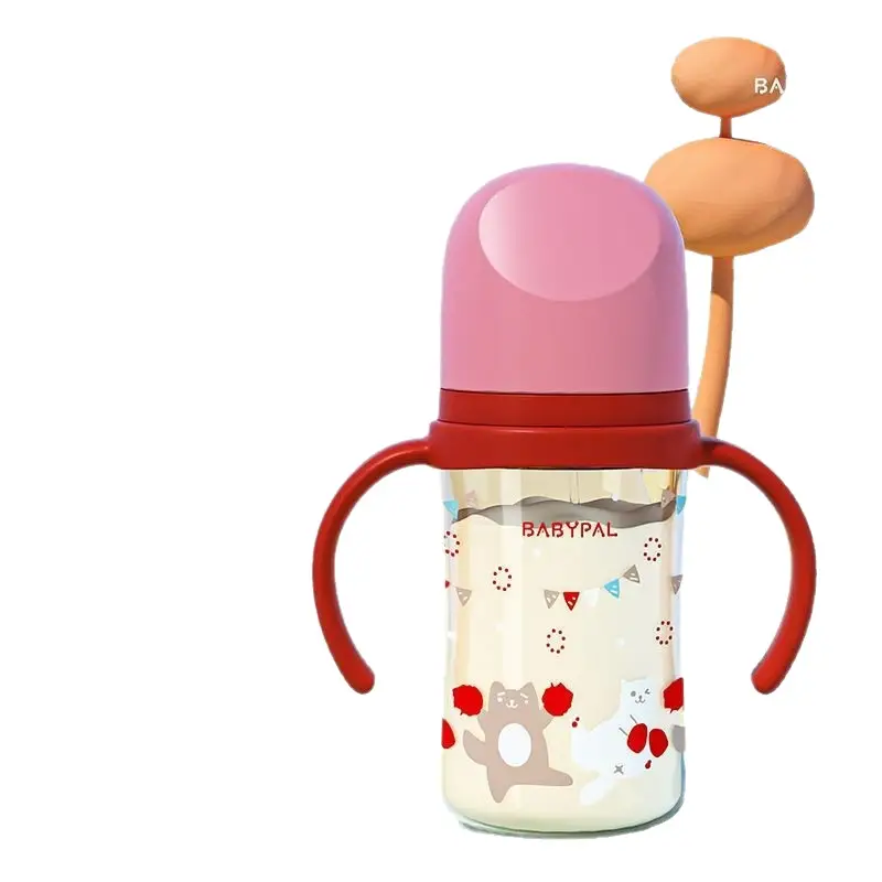 Beiqin-Style Large-Capacity, Drop-Resistant Baby Bottle, Third-Generation Wide-Mouth Bottle, Learning Drinking Cup, Straw Cup for Infants