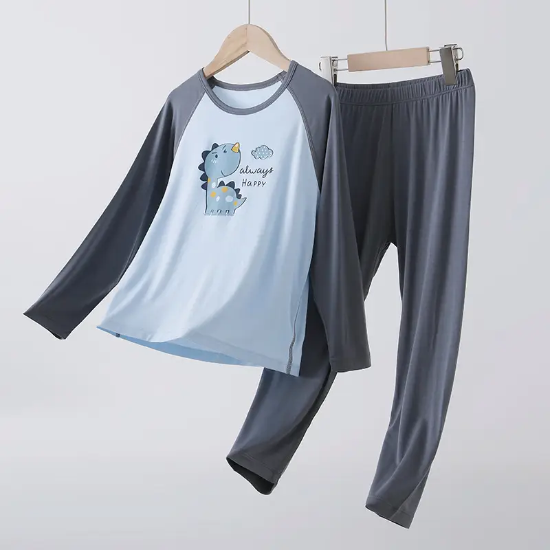 Children's Modal Pajamas Class A Spring Summer Boys - Image 3