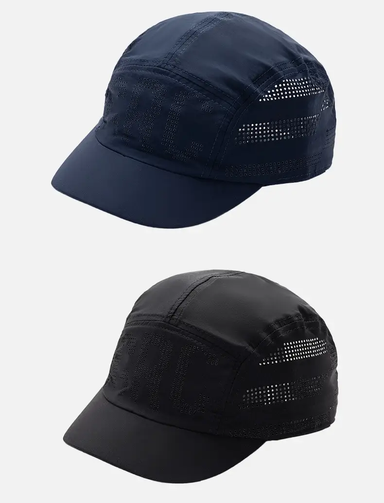 Men's Blue Breathable Baseball Cap with Short Bristle — feature 11