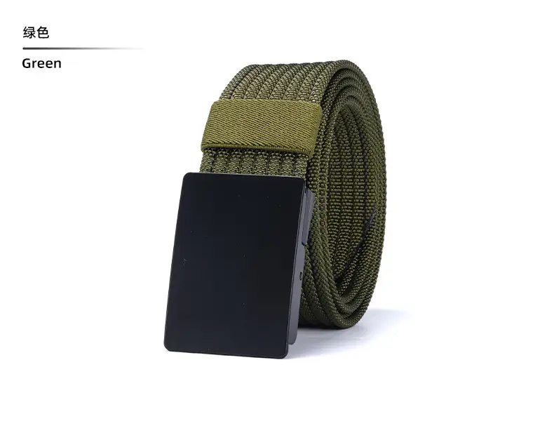 Men's Woven Belt Brown Adjustable Casual Belt — feature 17