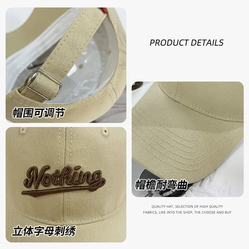 British Style Letter Embroidered Baseball Cap Summer - Image 11