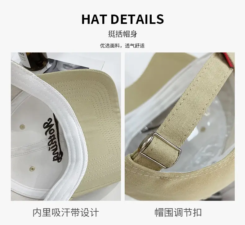 British Style Letter Embroidered Baseball Cap Summer — feature 4