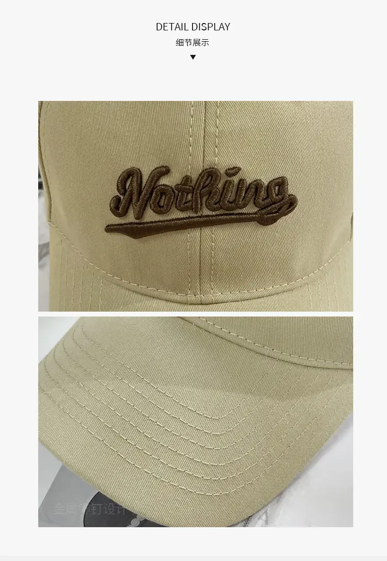 British Style Letter Embroidered Baseball Cap Summer — feature 5