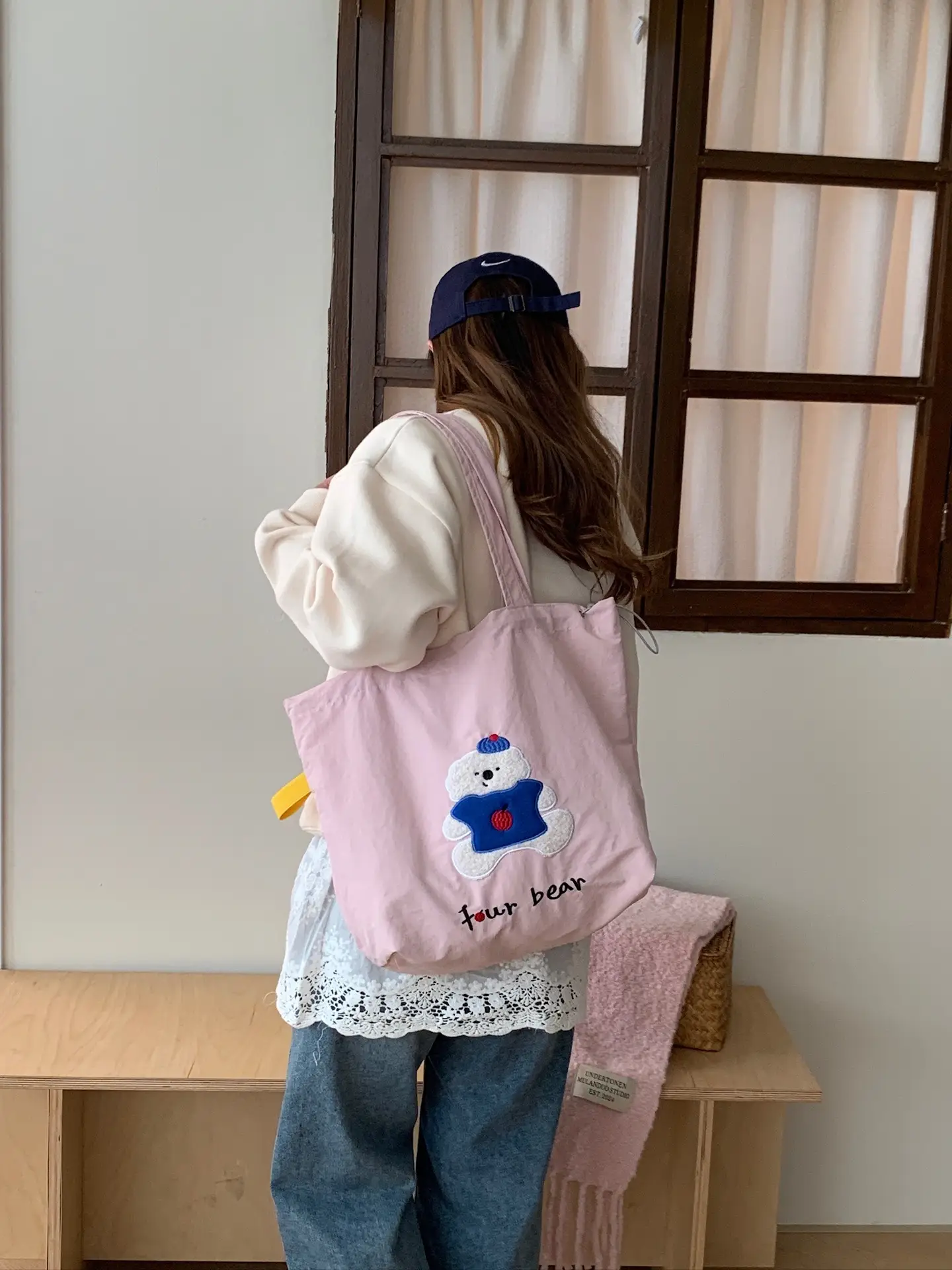 Cute Unicorn Embroidered Shoulder Bag Black β feature 16