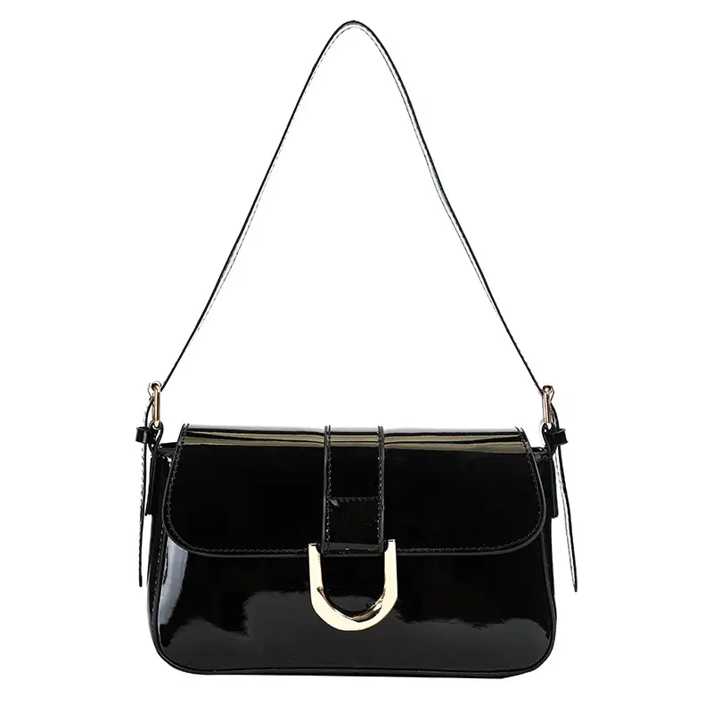 Women's 2-Piece Shoulder Bags Korean Style Red Black - Image 7