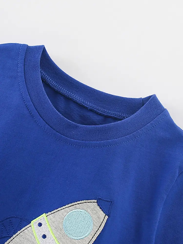 Malwee Blue Banana Graphic Boys T-Shirt Summer Casual