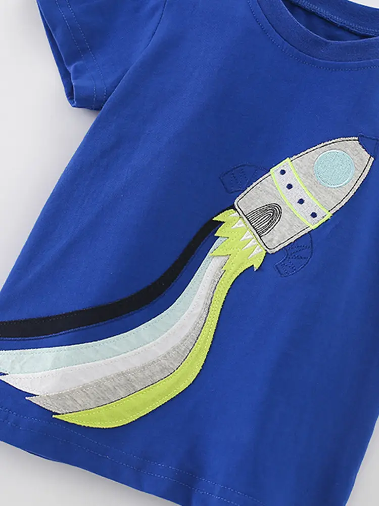 Malwee Blue Banana Graphic Boys T-Shirt Summer Casual