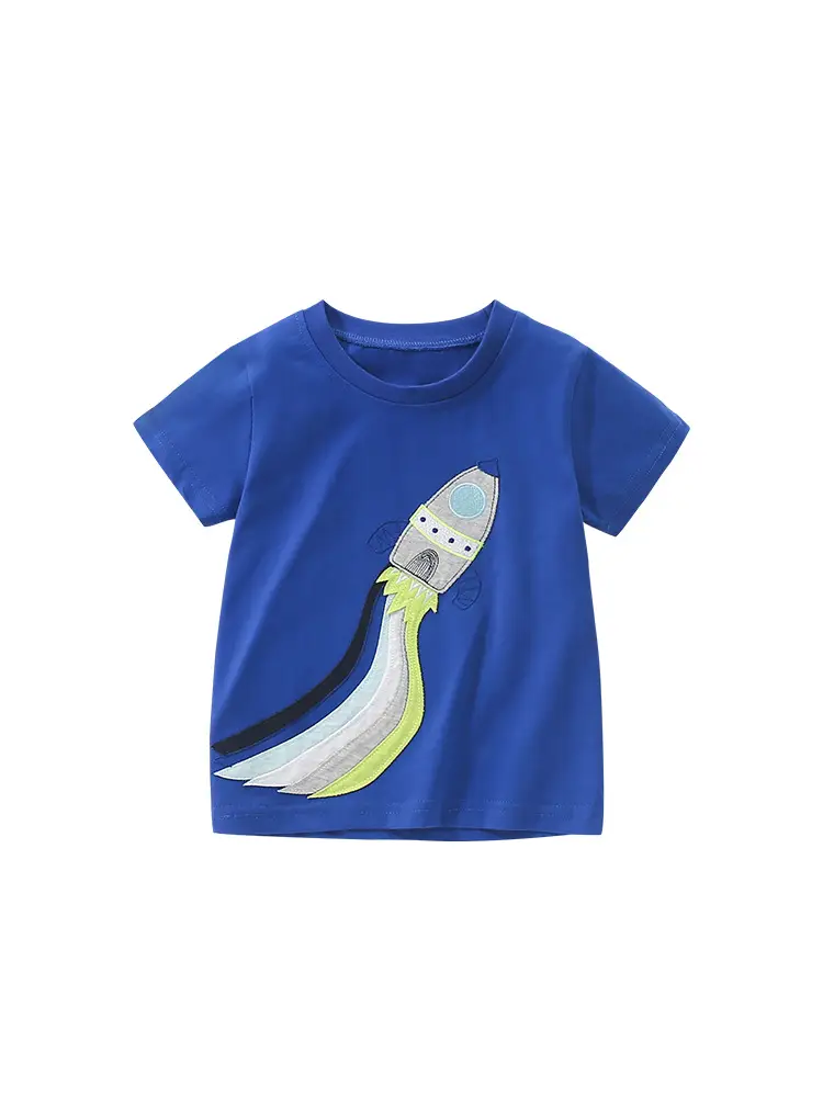 Malwee Blue Banana Graphic Boys T-Shirt Summer Casual