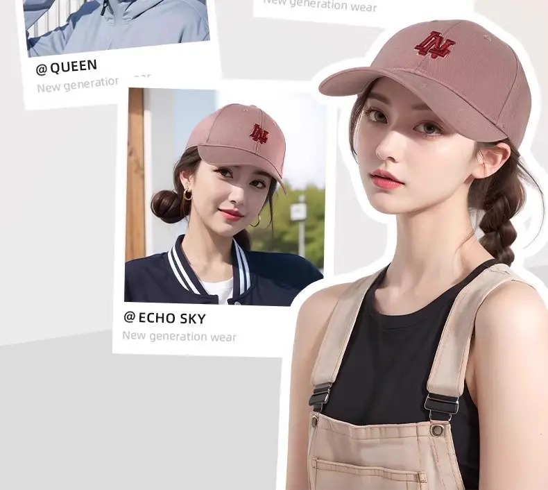 Li Ning White Baseball Cap for Men Women 4 Season — feature 24