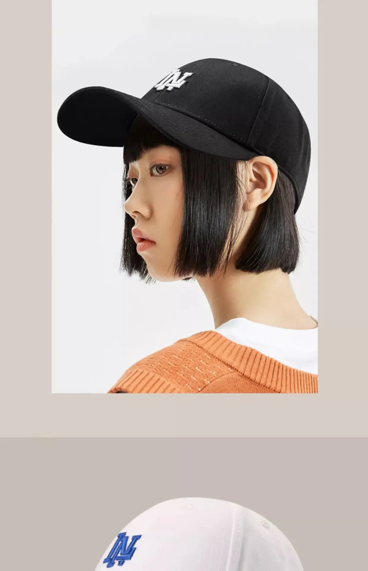 Li Ning White Baseball Cap for Men Women 4 Season — feature 6