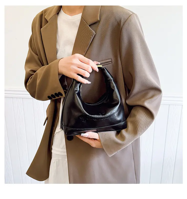 Brown Leather Shoulder Bag for Women 2025 Spring — feature 19
