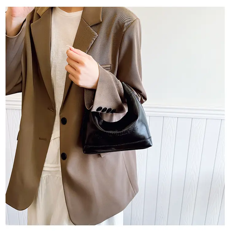 Brown Leather Shoulder Bag for Women 2025 Spring — feature 20