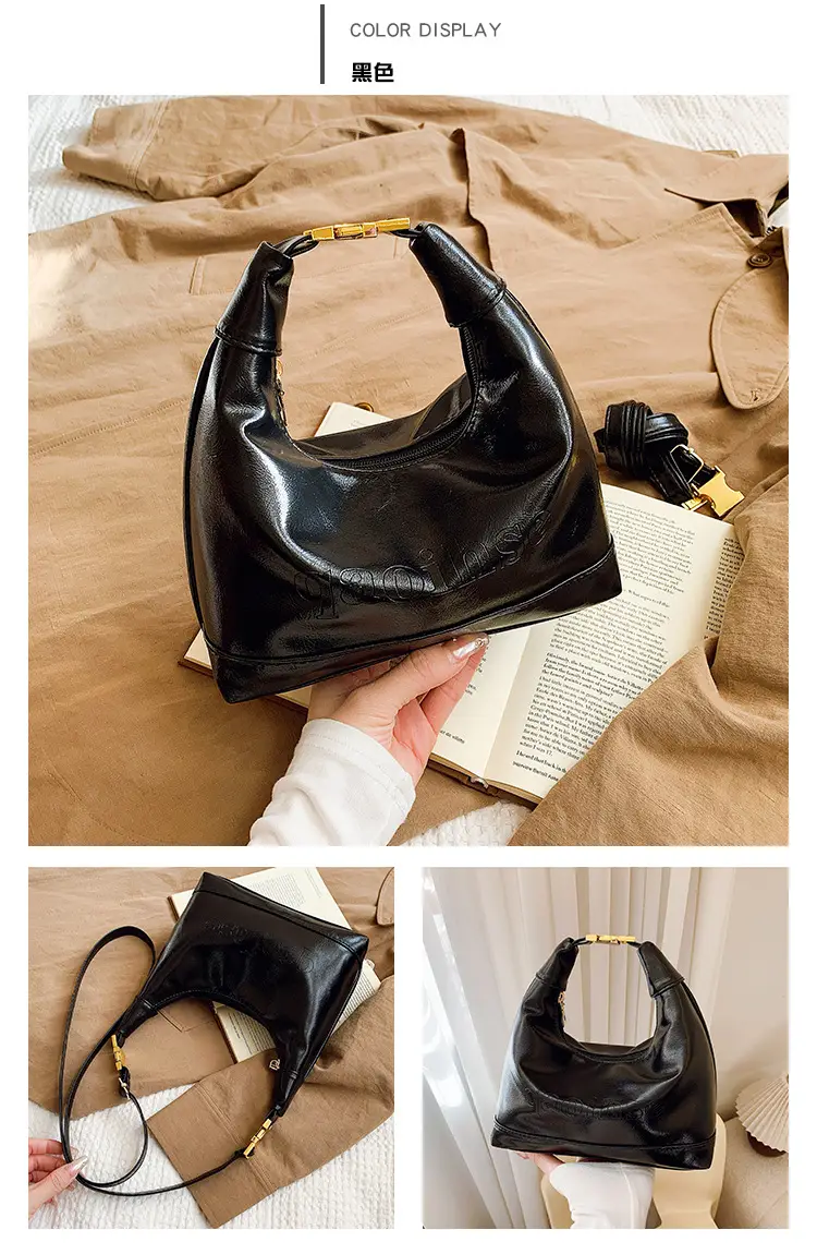 Brown Leather Shoulder Bag for Women 2025 Spring — feature 24