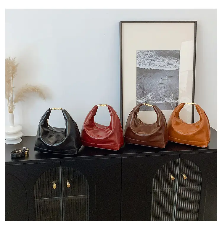 Brown Leather Shoulder Bag for Women 2025 Spring — feature 25