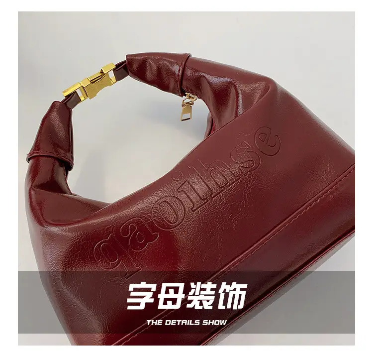 Brown Leather Shoulder Bag for Women 2025 Spring — feature 4