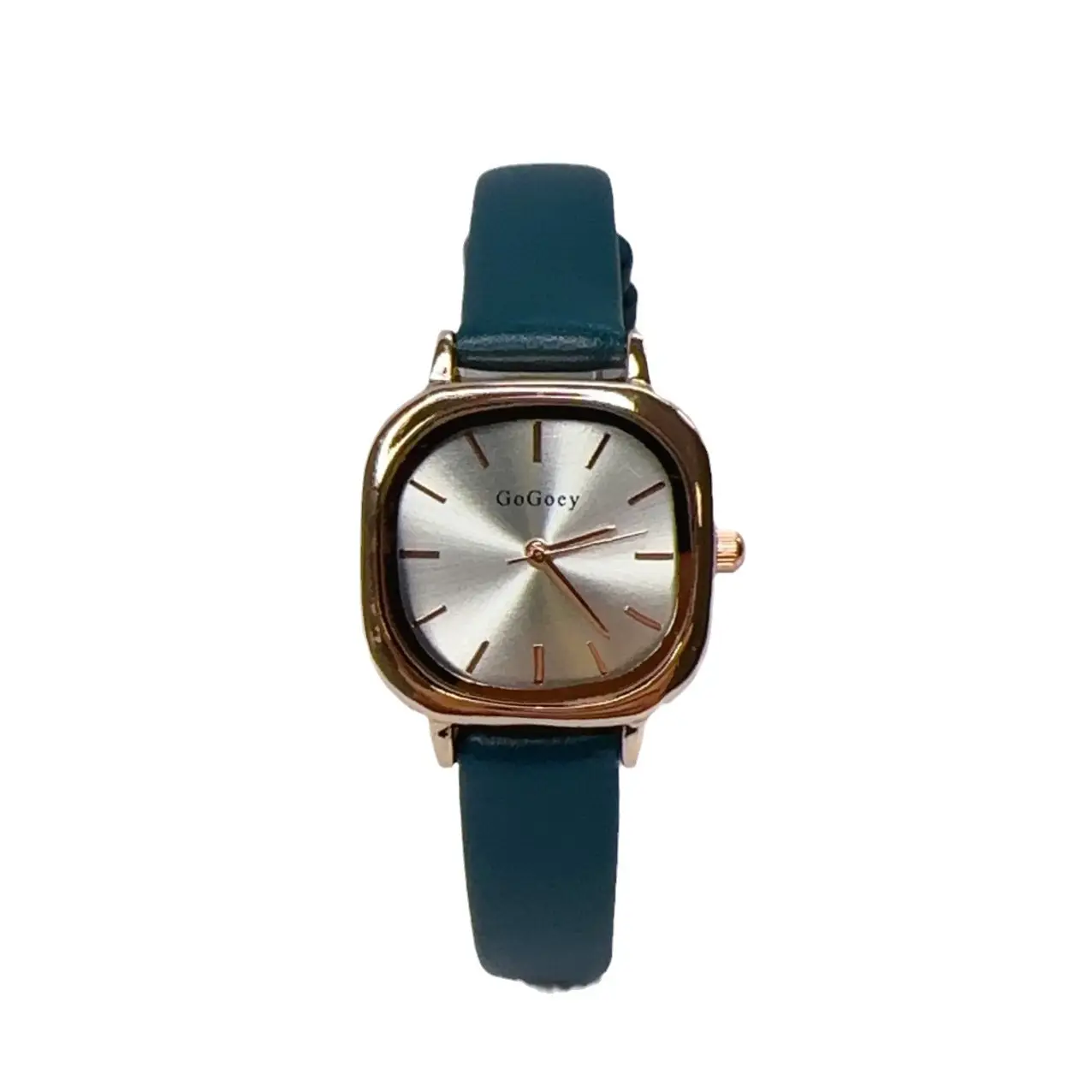 Rose Gold Women's Quartz Watch with White Belt - Image 10
