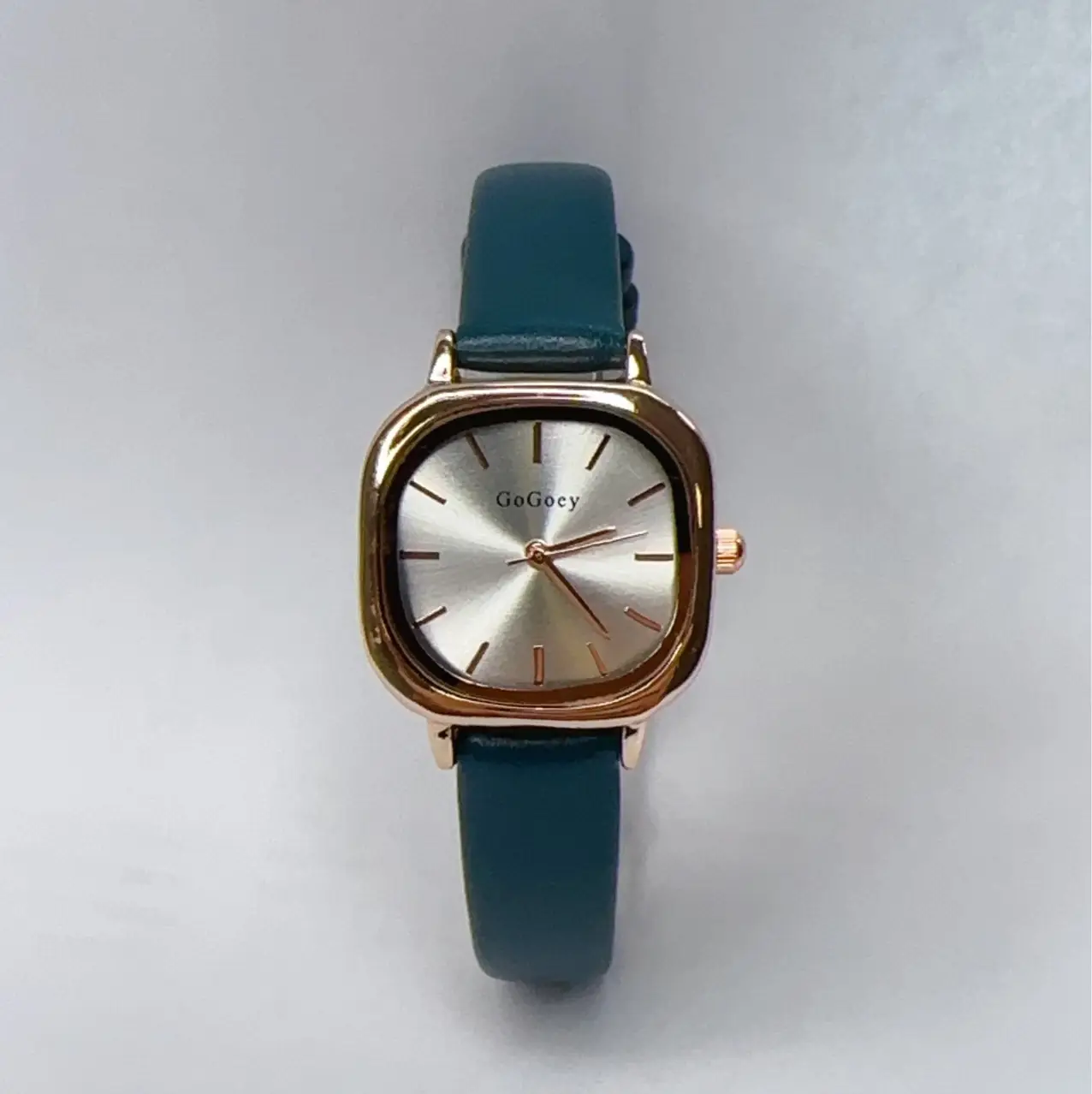 Rose Gold Women's Quartz Watch with White Belt — feature 11