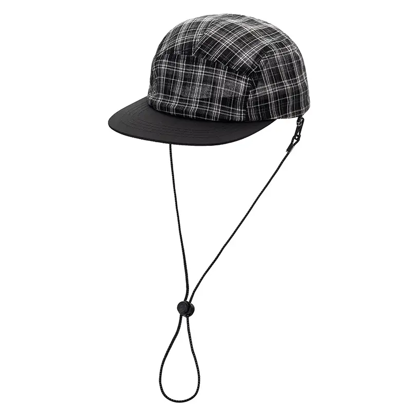Japanese Plaid Baseball Cap Women Spring Summer Outdoor Camping - Image 8
