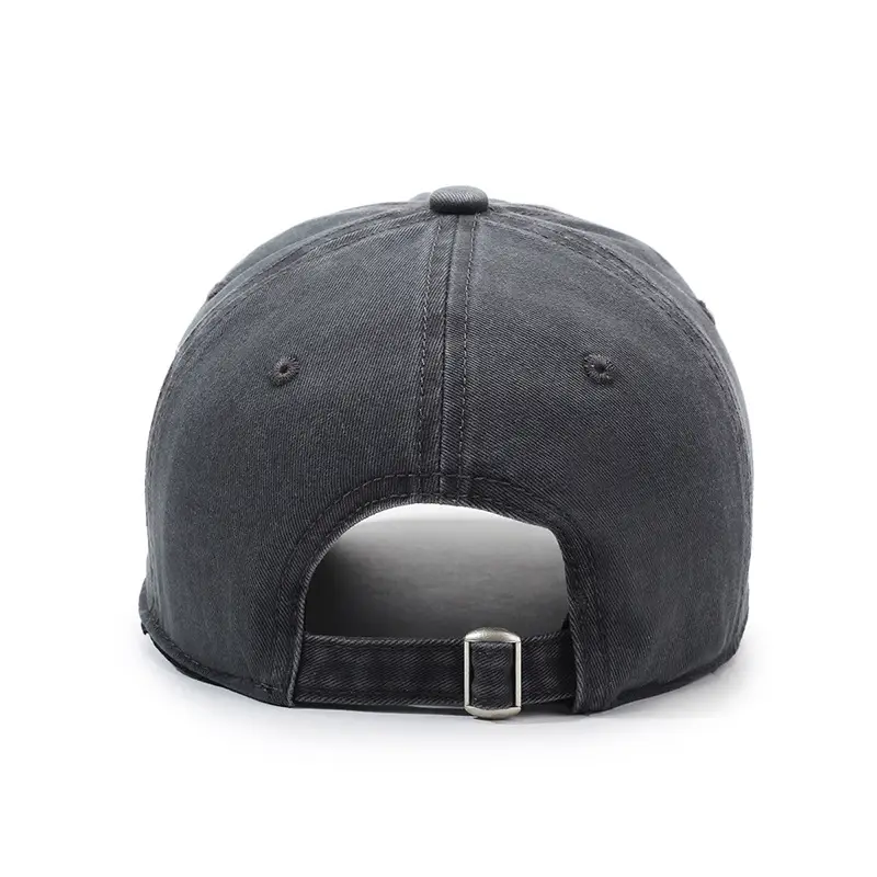Blue Vintage Washed Baseball Cap with "MYVENBAT" Embroidery - Image 11