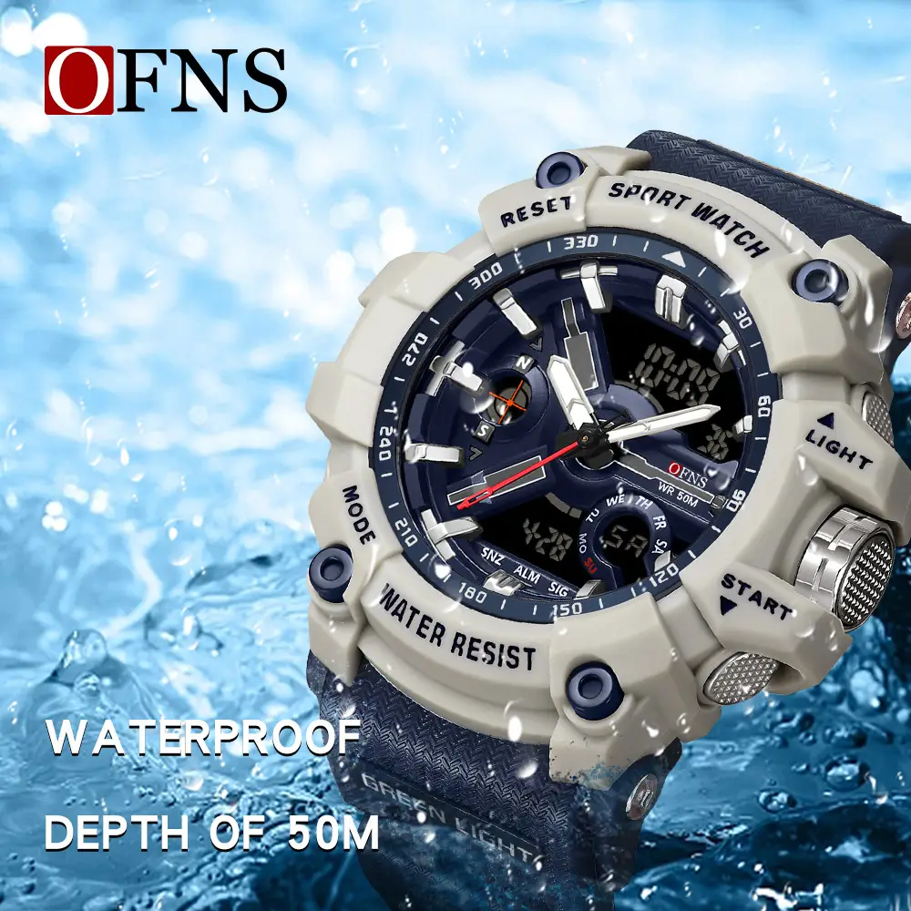 O'Fani Waterproof Sports Watch with Digital Display - Image 7