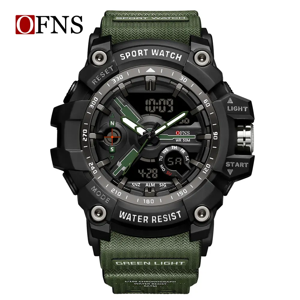 O'Fani Waterproof Sports Watch with Digital Display - Image 2