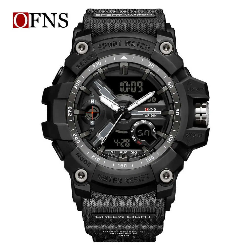 O'Fani Waterproof Sports Watch with Digital Display - Image 3