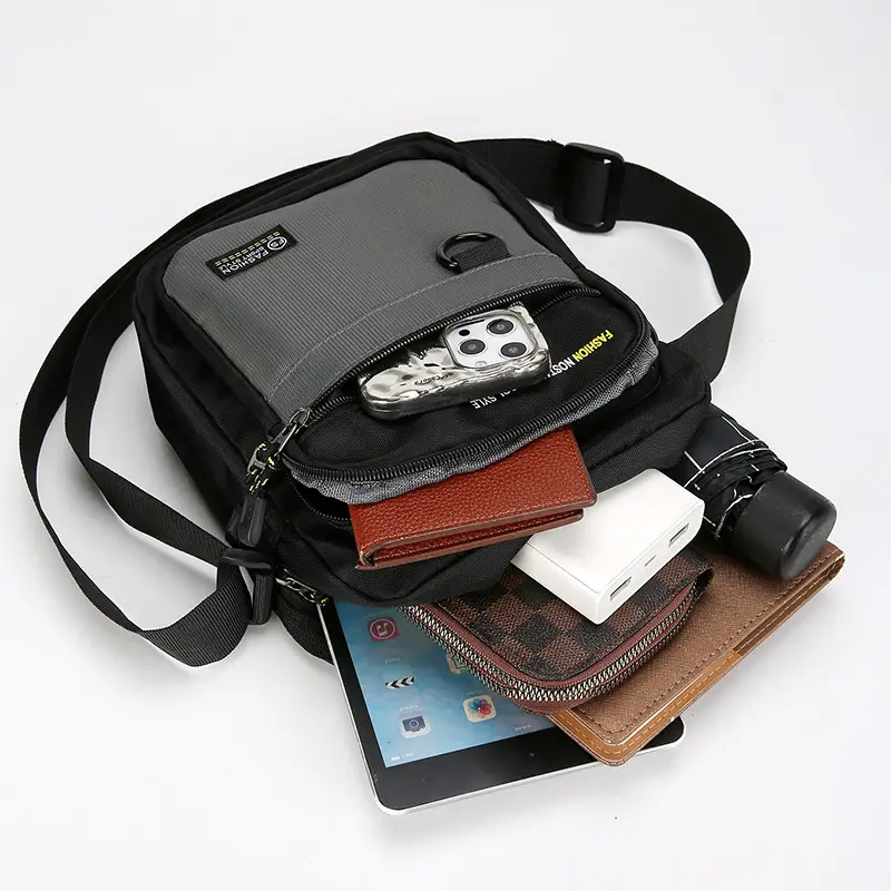Men's Waterproof Crossbody Bag 6000mAh Large Capacity - Image 8