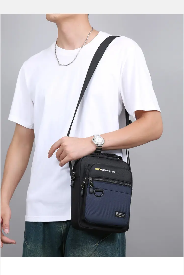 Men's Waterproof Crossbody Bag 6000mAh Large Capacity — feature 16