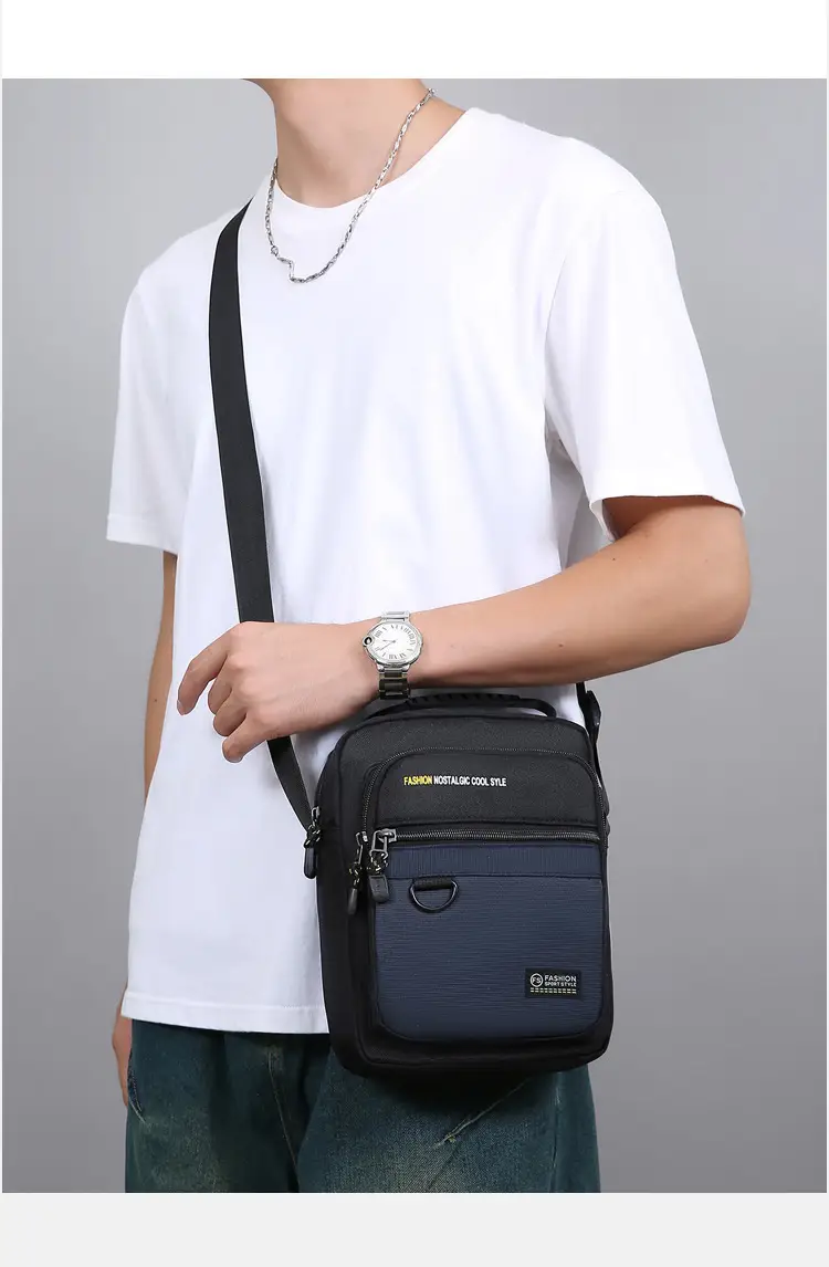 Men's Waterproof Crossbody Bag 6000mAh Large Capacity — feature 18